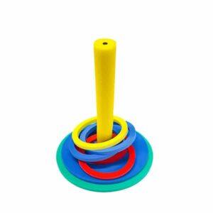 Herradura Flotante Ref. 6009 de espuma especial, ideal para juegos acuáticos que desarrollan equilibrio y coordinación en piscina.