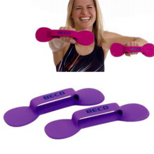 Beflex Ref. 10404 herramienta de fitness acuático en silicona flexible para ejercicios de fuerza y coordinación.