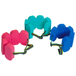 Cinturón Aquafoam Ology ajustable y seguro, para niños (6 elementos flotantes) y para junior (5 elementos flotantes).