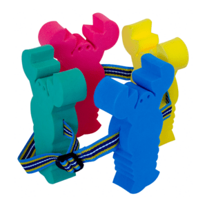 Cinturón Aquafoam Cangrejo Infantil REF 1501 de colores, ajustable y ligero, ideal para aprendizaje de natación