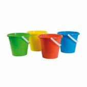 Cubo para Juegos Acuáticos Ref. 6010 fabricado en PVC resistente, ideal para actividades en playa y piscina.