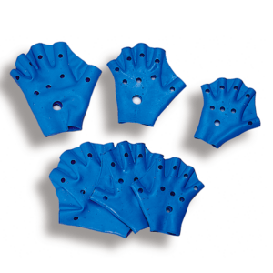 Guante Membrana de caucho termoplástico para natación y aquafitness, disponible en S, M y L