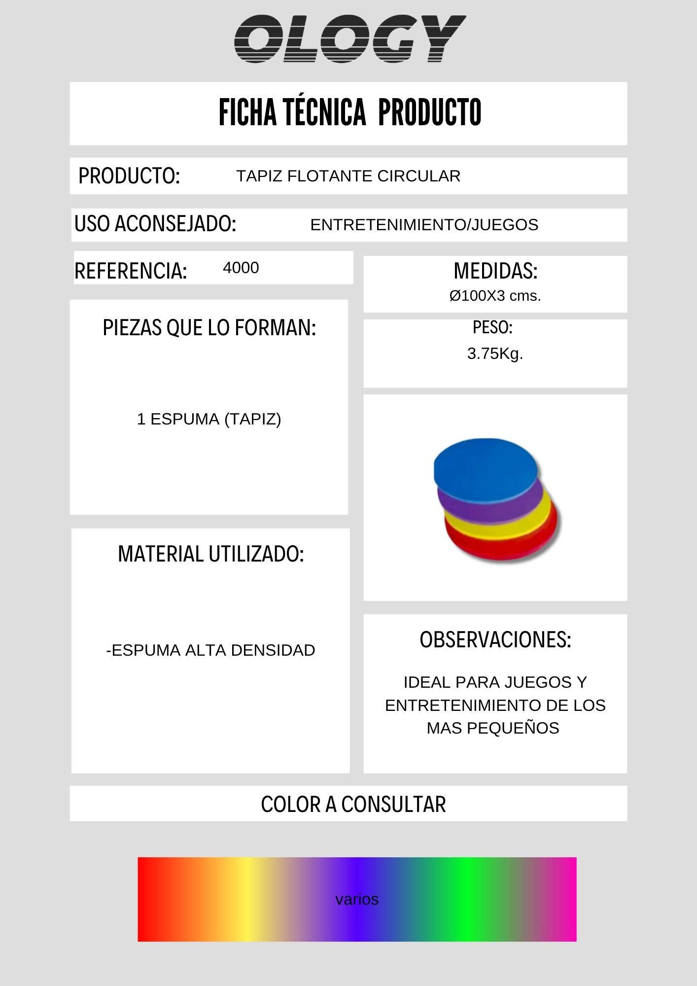 TAPIZ CIRCULAR 4000