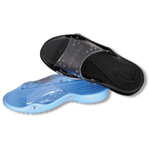 Chancla de piscina Lux de goma, antideslizante y cómoda, ideal para uso en piscina y vestuarios.