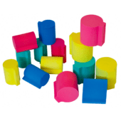 Juego Cilindros Flotantes Ref. 6002, cilindros de espuma de colores para diversión segura y desarrollo de habilidades en piscina.