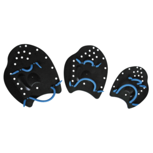 Manopla Profi Ref. 8010/8011/8012 para natación, diseño ergonómico con ajuste de gomas.