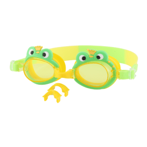 Gafas de Natación Tellou Frog para niños con figura de rana, ajuste seguro y protección UV